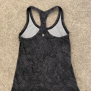 lululemon athletica Black and White Tank Top
